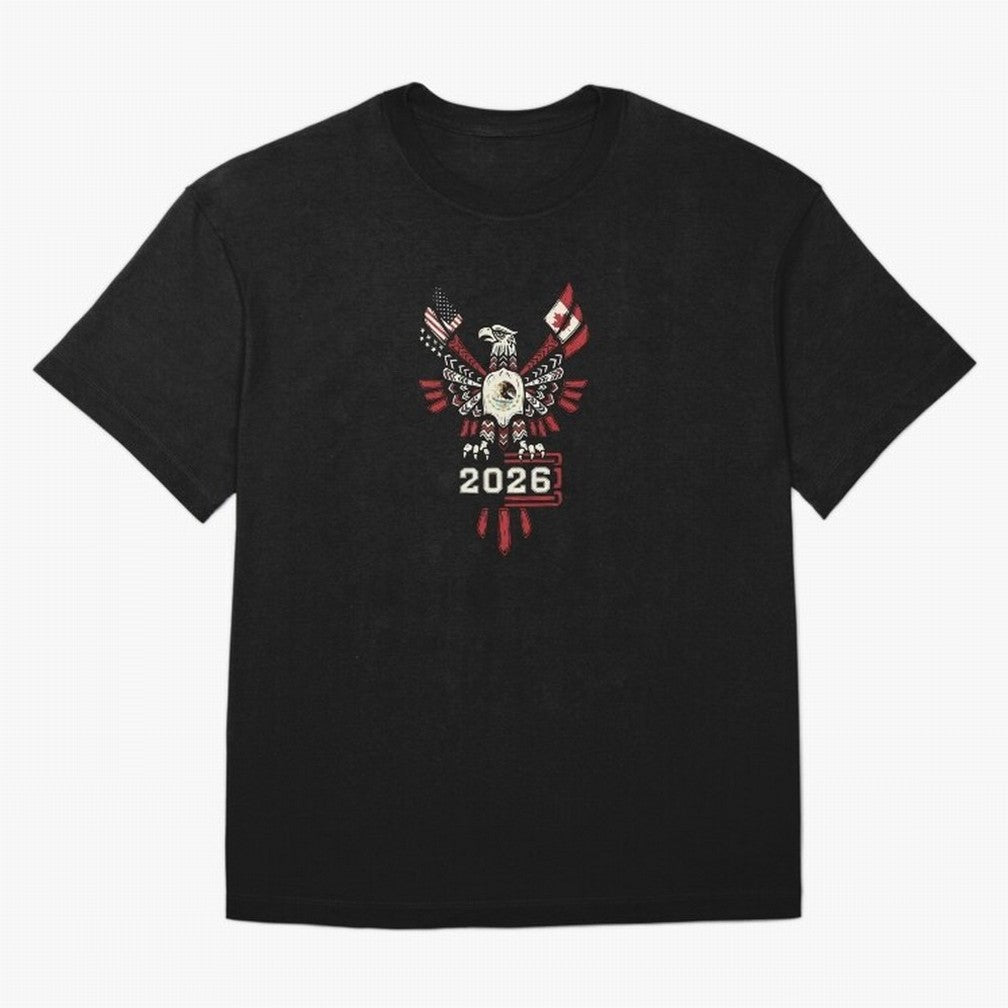 Rise of the North Eagle - Soccer Team Spirit 2026 T-Shirt_82784061 Classic T-Shirt Keep the Legacy of FIFA World Cup 2026 USA Canada Mexico Built around CR7 and Messi, Brazil, Portugal and Argentina Energy, Vintage Soccer Flavor, Modern Football