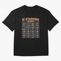 Sixteen Stadiums for 2026 World Cup Classic T-Shirt Wear the Spirit of Global Football Passion for FIFA World Cup 2026 Group Stage, Inspired by Haaland, Spain, Supporter Pride, Iconic Celebrations, Legendary Names and Global Match Day Energy; Ideal