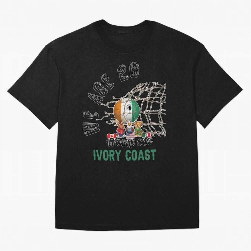 World cup 26 - Ivory Coast Classic T-Shirt Honor the Football Icons of FIFA World Cup 2026 for Fans of Mbappe and Neymar and Brazil, Portugal and Argentina, Bringing Retro Football Energy, Iconic Rivalries, Trophy Chase Drama and Stadium