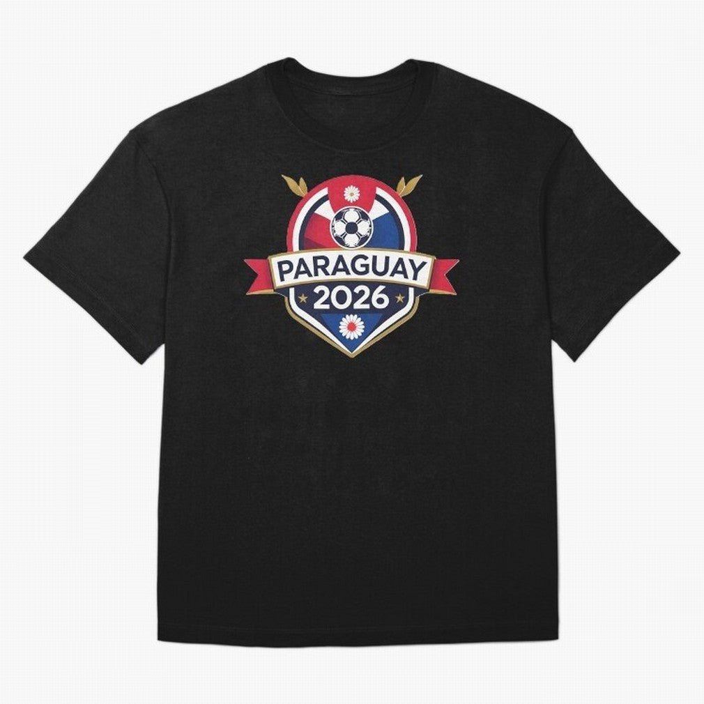 Paraguay WC2026 Classic T-Shirt Relive Match Day Hype around FIFA World Cup 2026 USA Canada Mexico, Mbappe and Neymar, Spain, Goal Celebration Energy, Supporter Heritage, Football Icons and Worldwide Tournament Joy; Created for Match Day Parties,