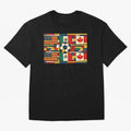 North American Football Flags World Cup Inspired Classic T-Shirt Honor Champions and Dreams in FIFA World Cup 2026 Group Stage with Cristiano Ronaldo, Haaland and CR7, Portugal Energy, Retro Football Energy, Iconic Rivalries, Trophy Chase Drama and