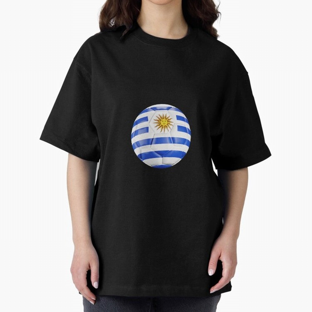Uruguay Ball Classic T-Shirt Carry the Dream of the FIFA World Cup 2026 Journey through CR7 Highlights, Portugal, Spain and Germany Pride, Worldwide Fan Energy, Dramatic Goals, Stadium Lights and Championship Celebrations; Ideal for Fans Who Follow