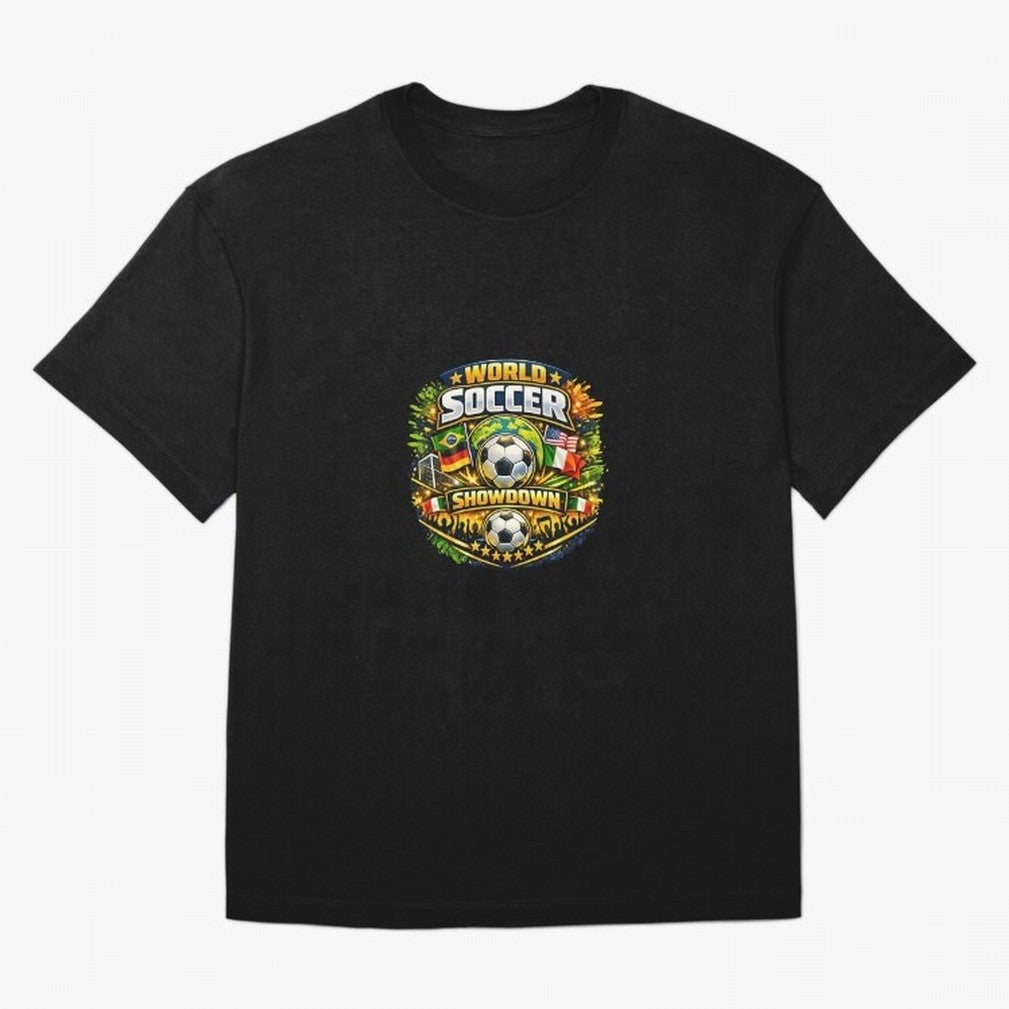 World Soccer Showdown Global Flags @ Fan Edition Classic T-Shirt Make Every Match About FIFA World Cup 2026 USA Canada Mexico Capturing CR7, Spain Energy, Football History, Final Match Energy, Crowd Noise and Once in a Lifetime Moments; Perfect for