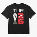 Turkey 2026 Soccer World Cup Trophy Turkish Flag Design Classic T-Shirt Discover Global Football Passion for FIFA World Cup 2026, Inspired by Mbappe, Portugal, Classic Soccer Heritage, Championship Pressure, Fan Loyalty and International Pride;