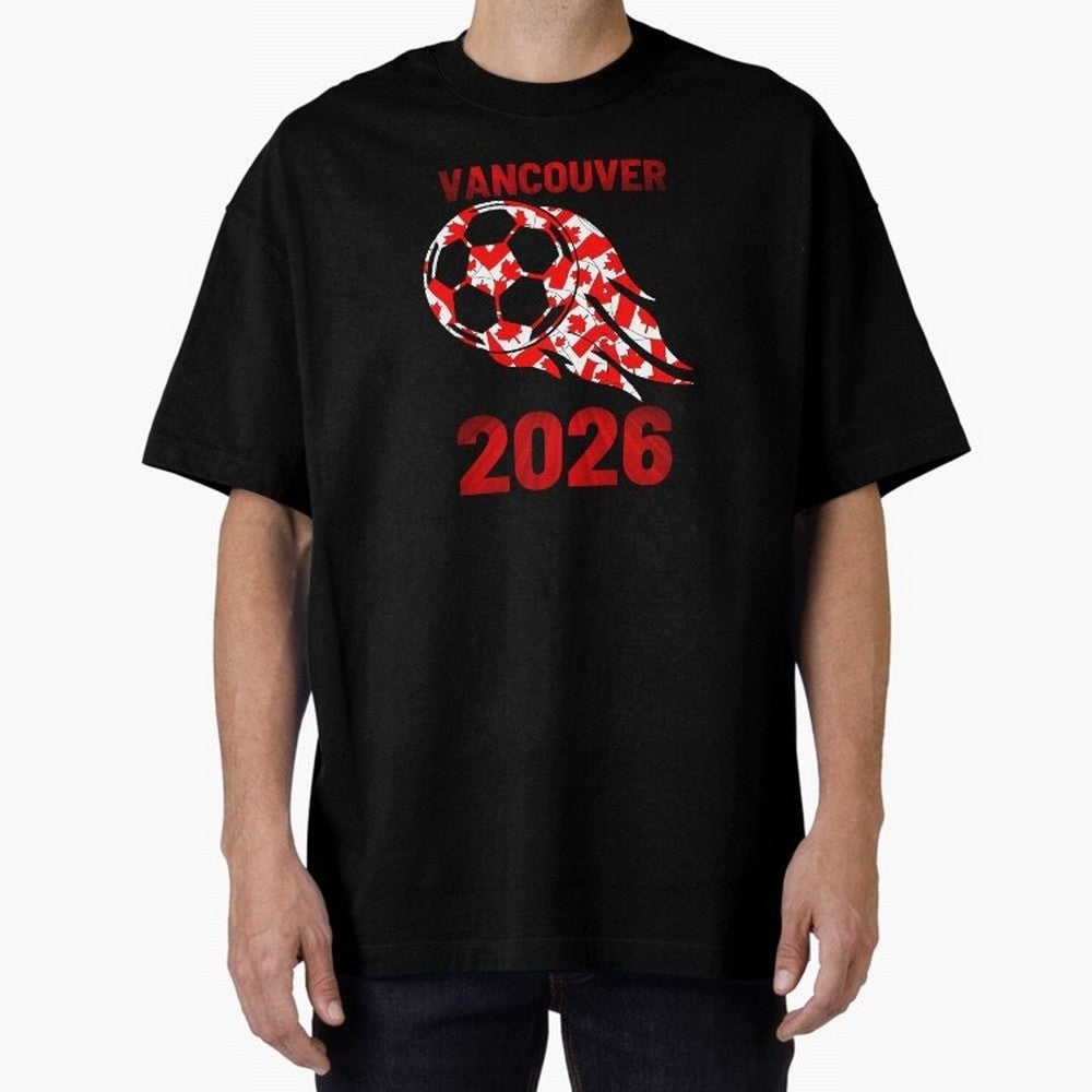 Vancouver Canada 2026 World Cup Soccer #8 Classic T-Shirt Back Your Heroes with FIFA World Cup 2026 for Fans of Neymar and Brazil, Portugal and Argentina, Bringing Championship Spirit, Famous Goals, Roaring Crowds and International Football Unity;