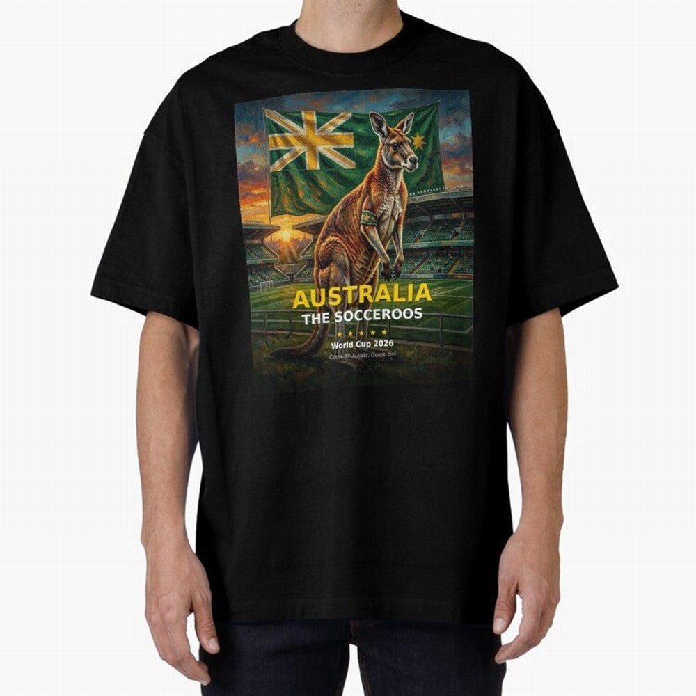Australia Socceroos - World Cup 2026 Soccer Fan Tee Classic T-Shirt Show Your Tournament Heart for FIFA World Cup 2026 Group Stage Spirit, Connected to Spain and Netherlands, Cristiano Ronaldo, Fan Favorite Moments, National Team Passion, Big Match