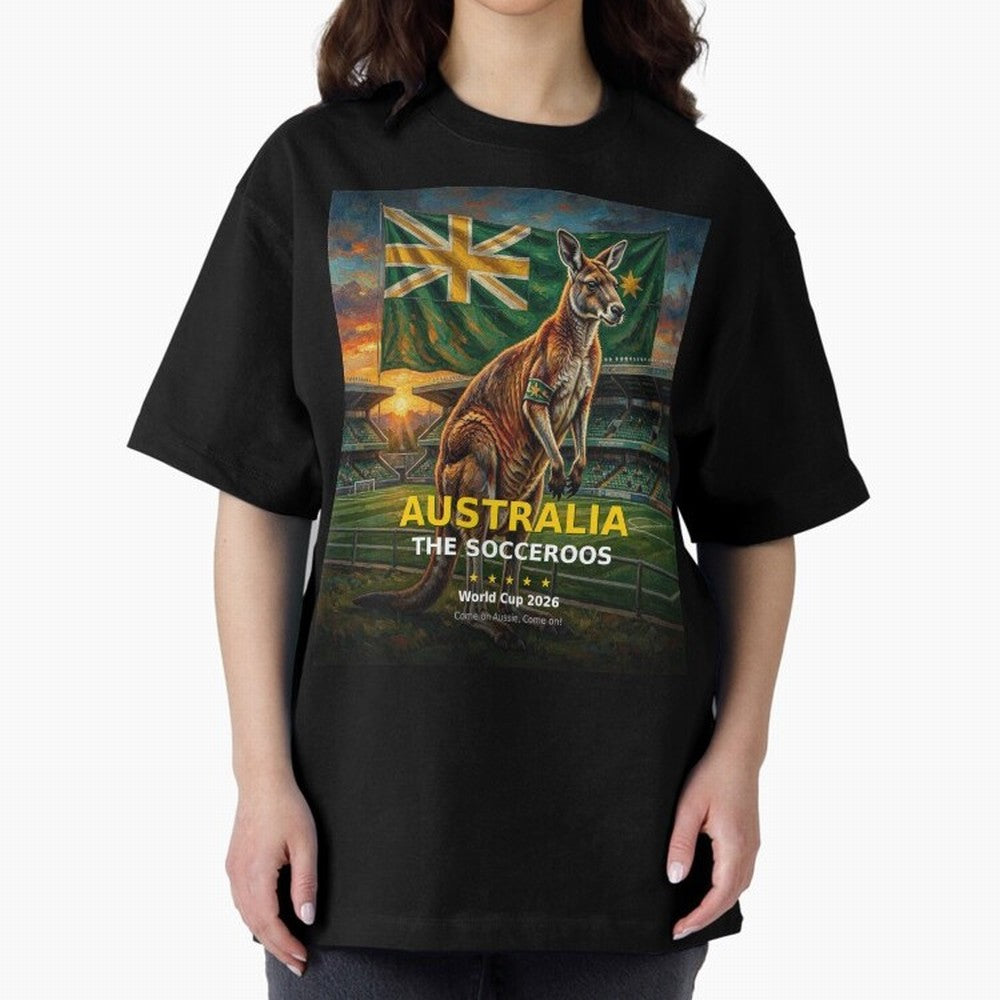 Australia Socceroos - World Cup 2026 Soccer Fan Tee Classic T-Shirt Show Your Tournament Heart for FIFA World Cup 2026 Group Stage Spirit, Connected to Spain and Netherlands, Cristiano Ronaldo, Fan Favorite Moments, National Team Passion, Big Match