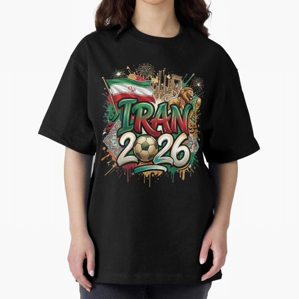 Iran World Cup 2026 Football Legacy Classic T-Shirt Make Game Day About FIFA World Cup 2026 USA Canada Mexico Spirit, Connected to France, Neymar, Championship Spirit, Famous Goals, Roaring Crowds and International Football Unity; Made for