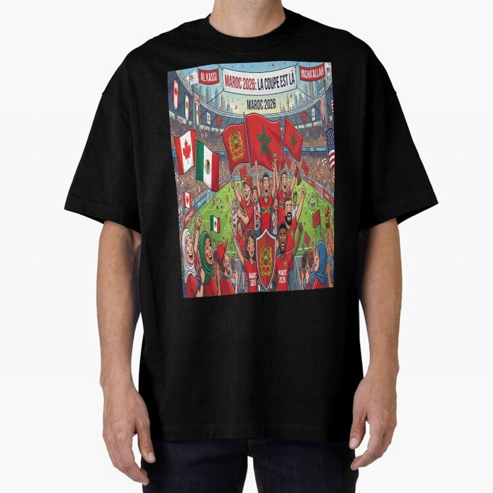 Morocco World Cup 2026 - Stadium Classic T-Shirt Show Your Stadium Side during the FIFA World Cup 2026 Group Stage Journey through Haaland and Mbappe Highlights, Germany Pride, Sports Nostalgia, International Competition, Famous Players and