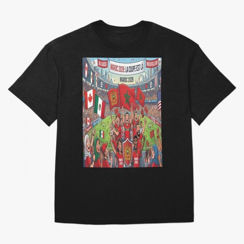 Morocco World Cup 2026 - Stadium Classic T-Shirt Show Your Stadium Side during the FIFA World Cup 2026 Group Stage Journey through Haaland and Mbappe Highlights, Germany Pride, Sports Nostalgia, International Competition, Famous Players and