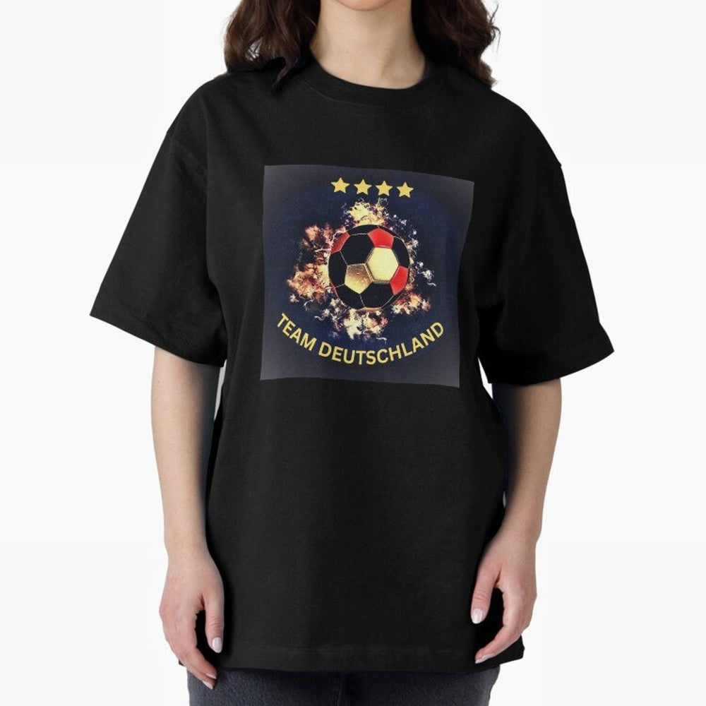 German national football team with 4 stars Classic T-Shirt Show Your Tournament Heart for FIFA World Cup 2026 Spirit, Inspired by Germany, Cristiano Ronaldo, Haaland and CR7, Championship Spirit, Famous Goals, Roaring Crowds and International