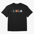 Portugal Football Heartbeat | Sele??o Das Quinas Soccer Fan Classic T-Shirt Join the Global Buzz around Global Football Passion for FIFA World Cup 2026 USA Canada Mexico, Made for CR7 and Messi, France, Fan Favorite Moments, National Team Passion,