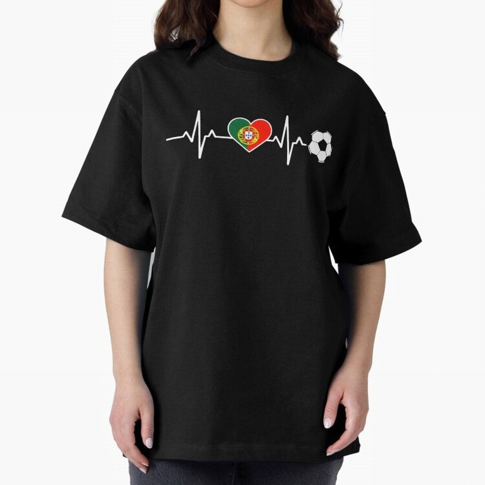 Portugal Football Heartbeat | Sele??o Das Quinas Soccer Fan Classic T-Shirt Join the Global Buzz around Global Football Passion for FIFA World Cup 2026 USA Canada Mexico, Made for CR7 and Messi, France, Fan Favorite Moments, National Team Passion,
