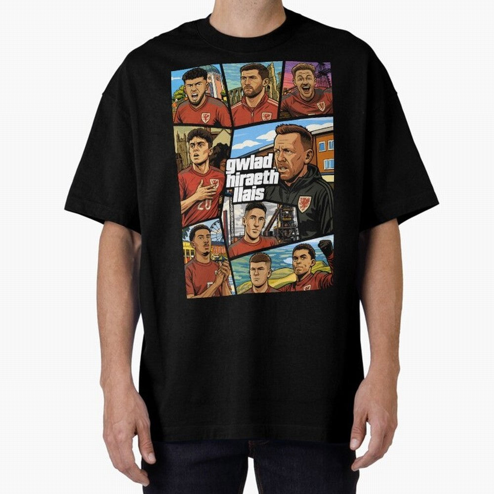 GTA Cymru Classic T-Shirt Experience the Global Stage of FIFA World Cup 2026 Group Stage Driven by Messi and Cristiano Ronaldo, France and Portugal Energy, Football Passion, Legendary Performances, Festival Vibes and Supporter Community; Ideal for