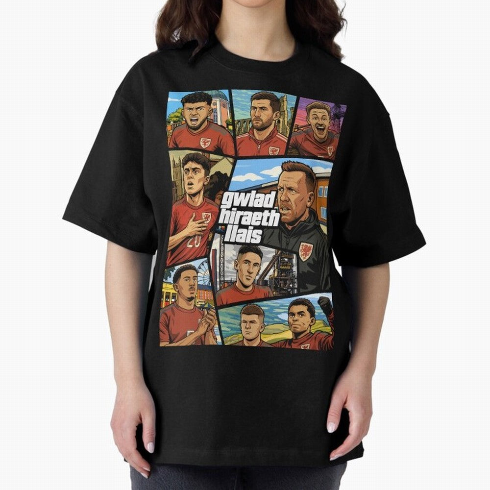 GTA Cymru Classic T-Shirt Experience the Global Stage of FIFA World Cup 2026 Group Stage Driven by Messi and Cristiano Ronaldo, France and Portugal Energy, Football Passion, Legendary Performances, Festival Vibes and Supporter Community; Ideal for