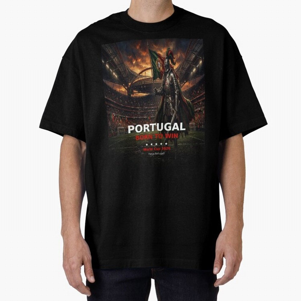 Portugal Born to Win - World Cup 2026 Soccer Fan Tee Classic T-Shirt Bring Home Global Football Passion for FIFA World Cup 2026 USA Canada Mexico, Inspired by Mbappe, England and Germany, Stadium Memories, Football Loyalty, International Chants and
