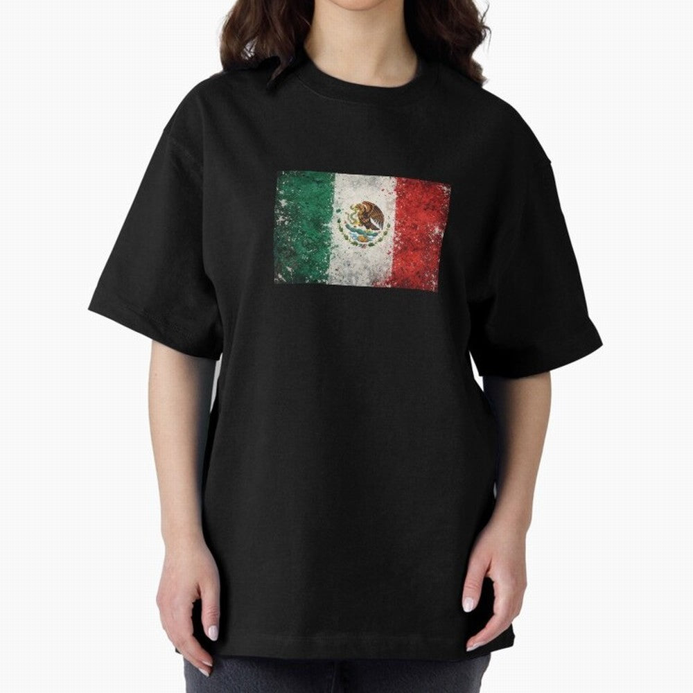 Mexico World Cup Flag ¨C Grunge Football Art Classic T-Shirt Celebrate the Magic of Global Football Passion for FIFA World Cup 2026 Group Stage, Centered on Neymar, Netherlands, Game Day Rituals, Football Legends, Country Pride and the Road to the