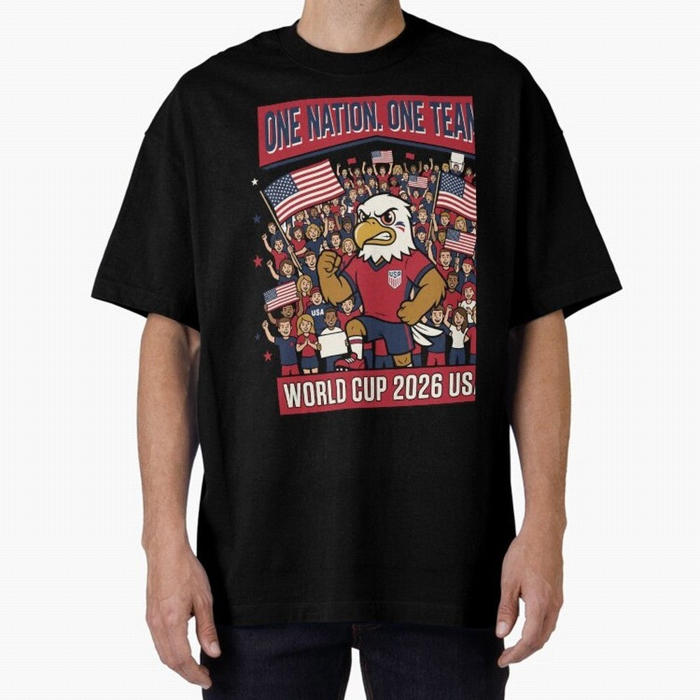 One Nation One Team ¡ª World Cup 2026 USA Classic T-Shirt Show Passion for the Stars of Global Football Passion for FIFA World Cup 2026 Group Stage, Capturing CR7, Argentina and Brazil, Goal Celebration Energy, Supporter Heritage, Football Icons
