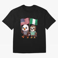 the American eagle and its friend the Nigerian eagle Classic T-Shirt Carry the Dream of FIFA World Cup 2026 Group Stage Capturing Neymar, Brazil Energy, Worldwide Fan Energy, Dramatic Goals, Stadium Lights and Championship Celebrations; Built for