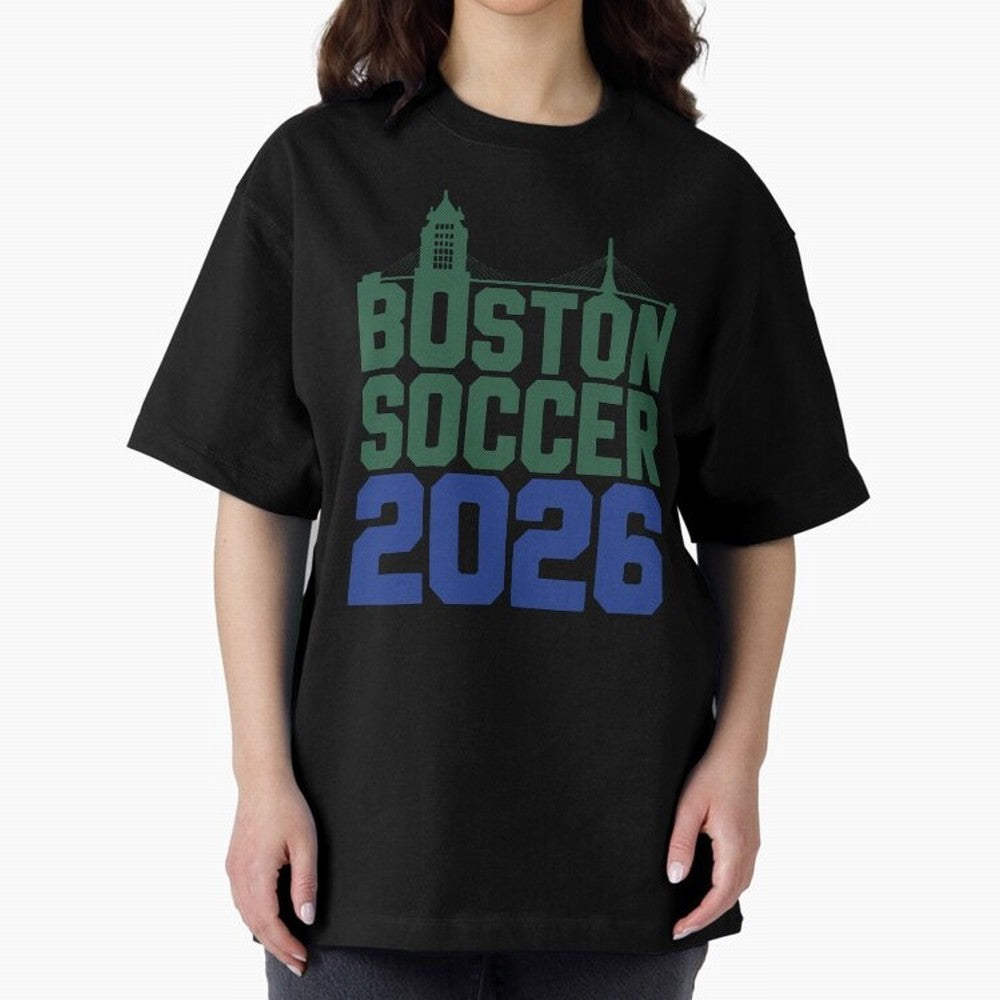 Boston Soccer 2026 Massachusetts Football Fan Classic T-Shirt Carry the Colors and Pride of FIFA World Cup 2026 USA Canada Mexico Inspired by Messi and Cristiano Ronaldo, Portugal Energy, Vintage Soccer Flavor, Modern Football Stars, National Flags