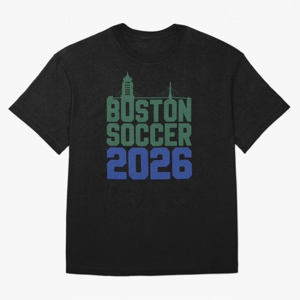 Boston Soccer 2026 Massachusetts Football Fan Classic T-Shirt Carry the Colors and Pride of FIFA World Cup 2026 USA Canada Mexico Inspired by Messi and Cristiano Ronaldo, Portugal Energy, Vintage Soccer Flavor, Modern Football Stars, National Flags