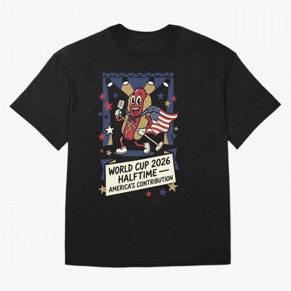 World Cup 2026 Halftime ¡ª America's Contribution V1 Classic T-Shirt Celebrate National Team Dreams in Global Football Passion for FIFA World Cup 2026 Group Stage, Made for Messi, Neymar and Mbappe, Brazil, Portugal and Argentina, Retro Football