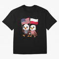 The American eagle and its friend, the Polish eagle Classic T-Shirt Build Match Day Hype around FIFA World Cup 2026 USA Canada Mexico, CR7 and Messi, Portugal, Football Passion, Legendary Performances, Festival Vibes and Supporter Community; Ideal