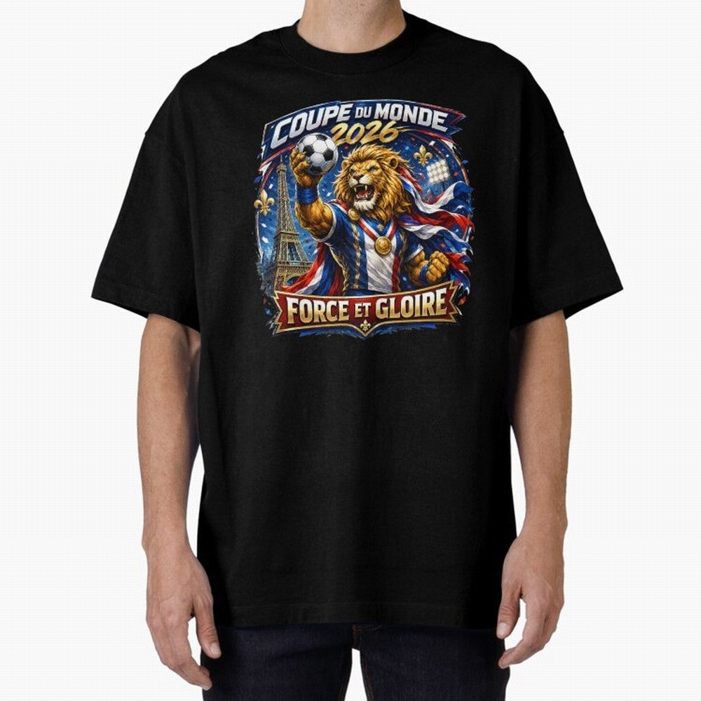 France Lion World Cup 2026 Classic T-Shirt Wear the Spirit of Match Day Hype around FIFA World Cup 2026 USA Canada Mexico, Messi, Neymar and Mbappe, Brazil, Portugal and Argentina, Football History, Final Match Energy, Crowd Noise and Once in a