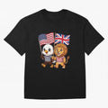 The American eagle and its brothers, the British lion Classic T-Shirt Enjoy the Biggest Football Party of FIFA World Cup 2026 Celebrating Haaland and Mbappe, Portugal Energy, Football Festival Excitement, Trophy Ambitions, Country Rivalries and