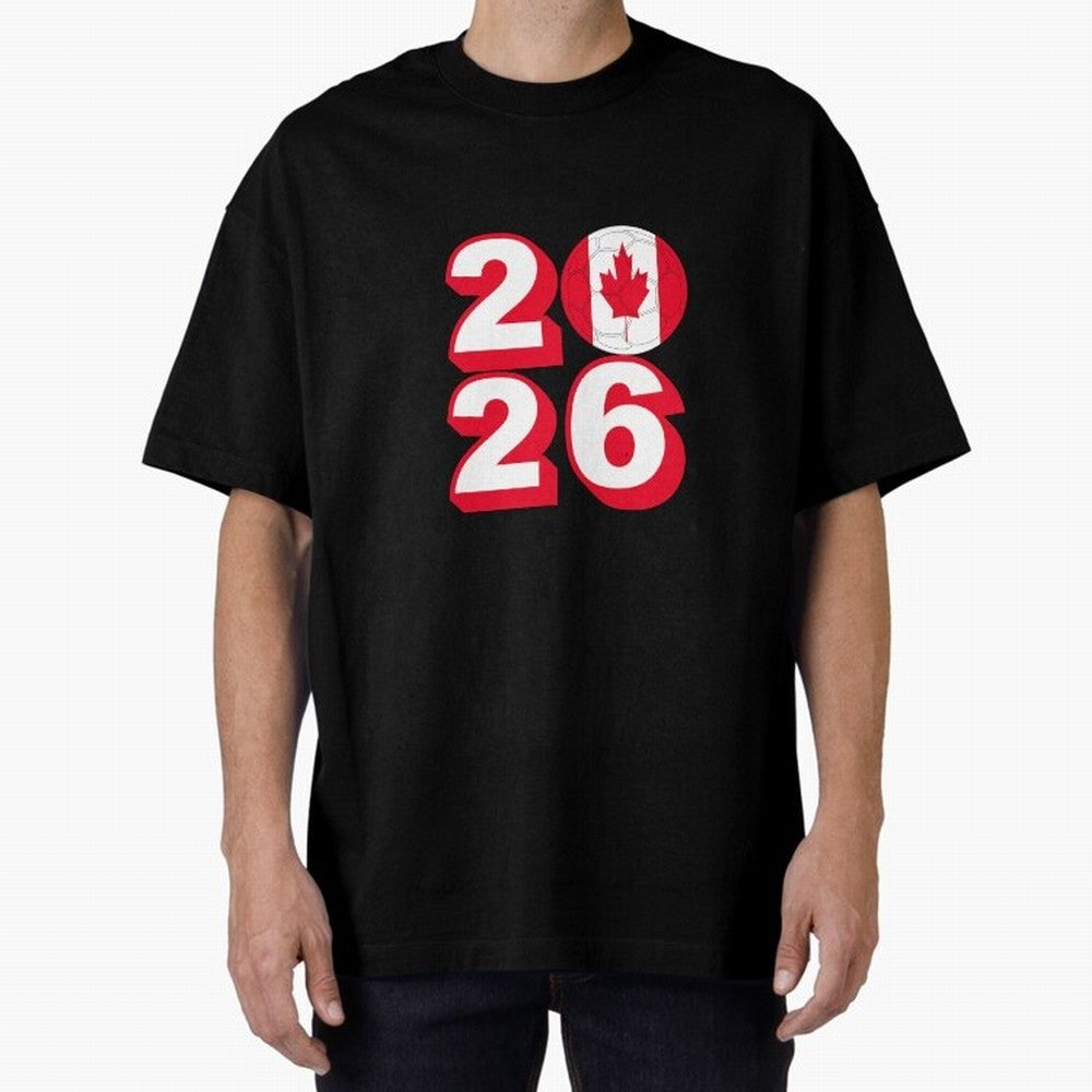 Canada 2026 Soccer Ball Graphic Design Classic T-Shirt Bring Retro Soccer Energy to FIFA World Cup 2026 Group Stage Filled with Cristiano Ronaldo, England and Germany Energy, Game Day Rituals, Football Legends, Country Pride and the Road to the