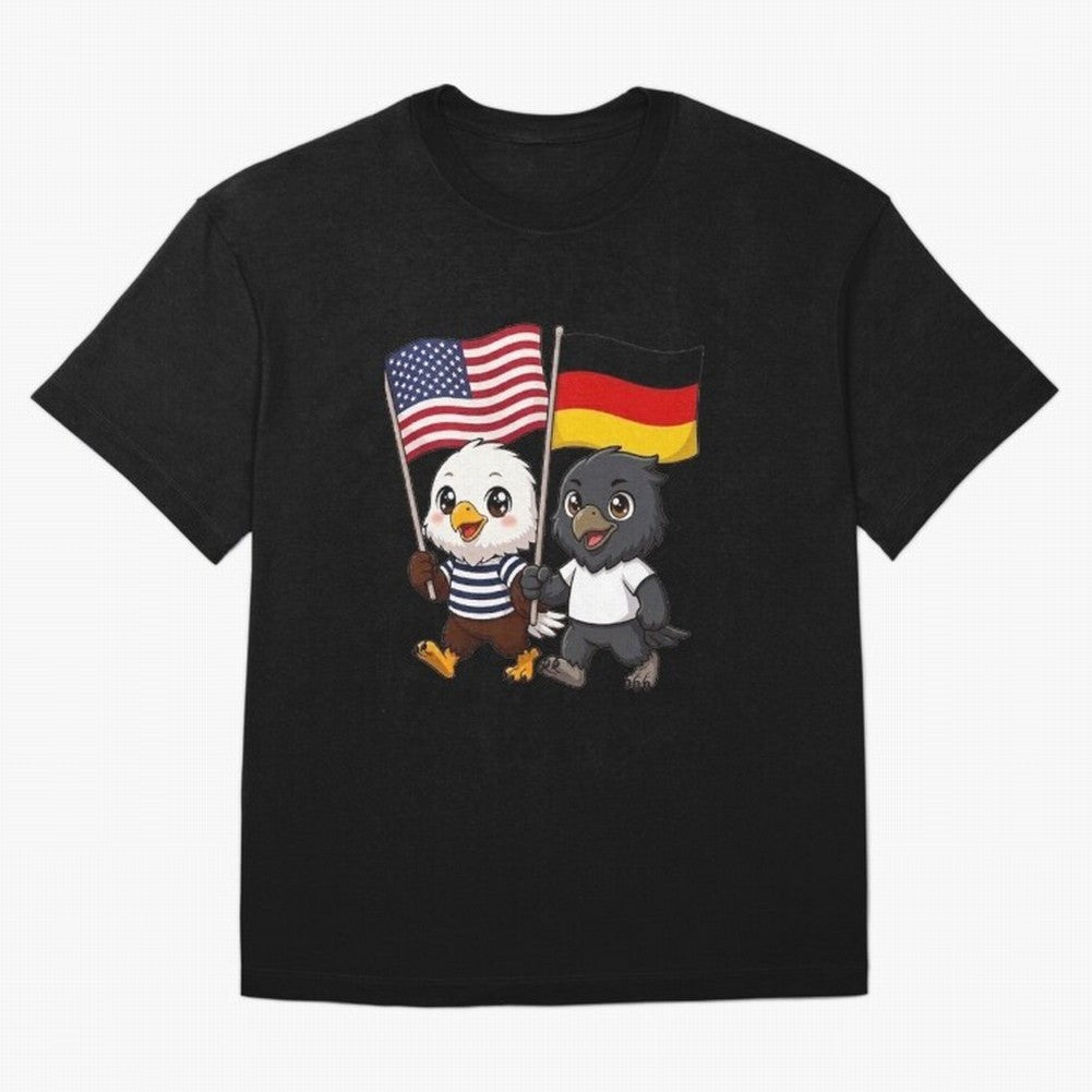 The American eagle and its friend the German eagle Classic T-Shirt Support the Legends of FIFA World Cup 2026 Spirit, Highlighting England, France and Netherlands, CR7, Football Festival Excitement, Trophy Ambitions, Country Rivalries and Star