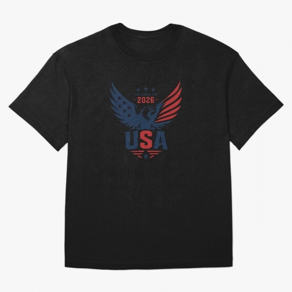 FIFA World Cup 2026 USA Eagle ¨C Patriotic Soccer Art Classic T-Shirt Celebrate Global Passion for FIFA World Cup 2026 Group Stage Featuring Neymar, Argentina and Brazil Energy, Stadium Memories, Football Loyalty, International Chants and