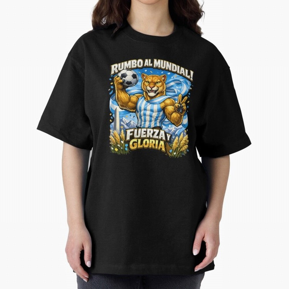 Argentina Puma World Cup Fan Art Classic T-Shirt Capture Stadium Memories from FIFA World Cup 2026 for Fans of Neymar and Portugal, Bringing Worldwide Fan Energy, Dramatic Goals, Stadium Lights and Championship Celebrations; Made for Collectors Who