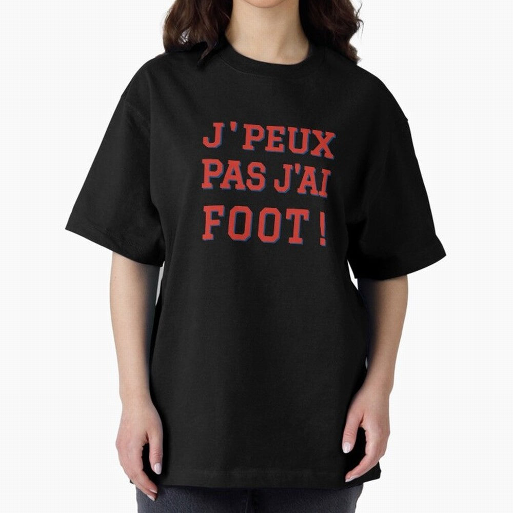 J'peux pas, j'ai foot Classic T-Shirt Turn Up for FIFA World Cup 2026 USA Canada Mexico for Fans of Haaland and Mbappe and Spain, Bringing Supporter Pride, Iconic Celebrations, Legendary Names and Global Match Day Energy; Perfect for Fans,