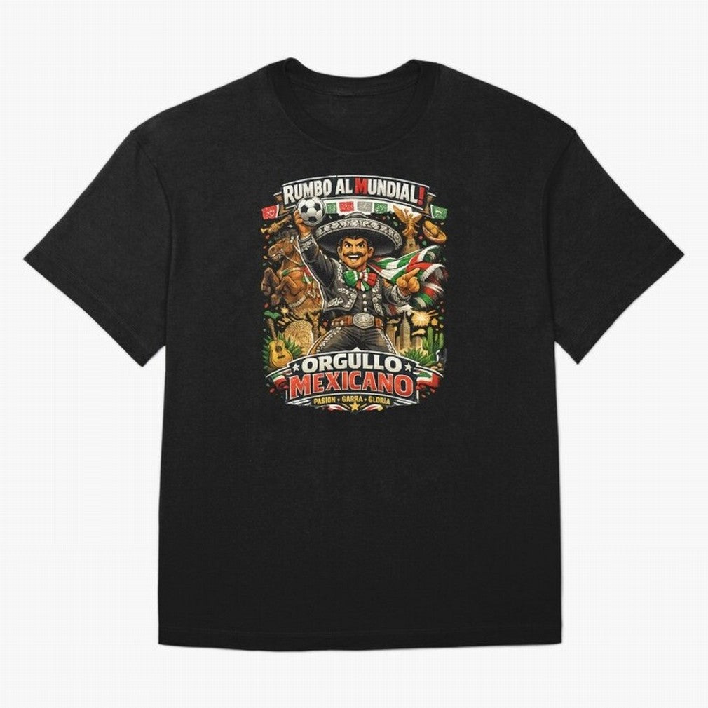 Mexico World Cup 2026 Mariachi Fan Art Classic T-Shirt Celebrate the Stars of FIFA World Cup 2026 Group Stage Spirit, Filled with Brazil, Portugal and Argentina, Messi, Neymar and Mbappe, Tournament Hype, Historic Matchups, Family Viewing Parties