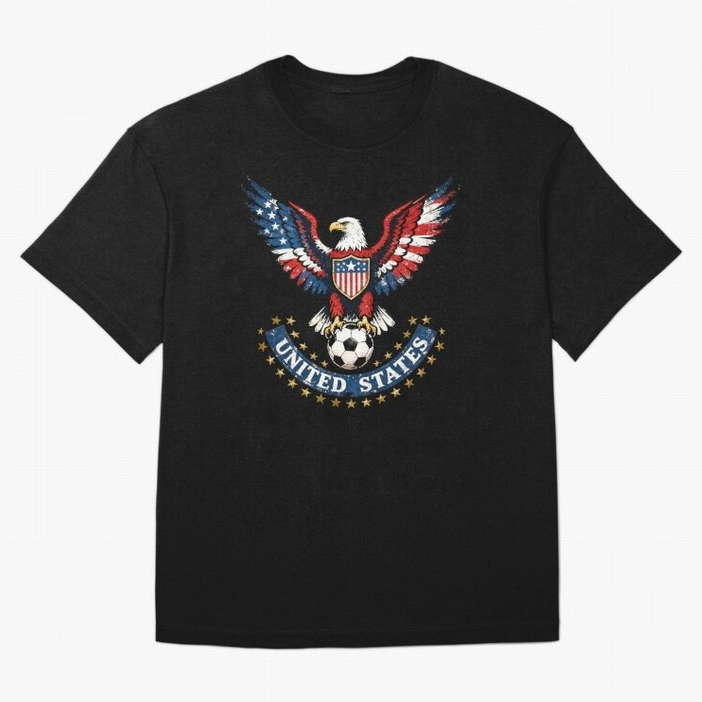 USA Soccer Eagle - United States Football Fan Classic T-Shirt Represent FIFA World Cup 2026 USA Canada Mexico with Cristiano Ronaldo, Germany Energy, Football Festival Excitement, Trophy Ambitions, Country Rivalries and Star Player Buzz; Perfect
