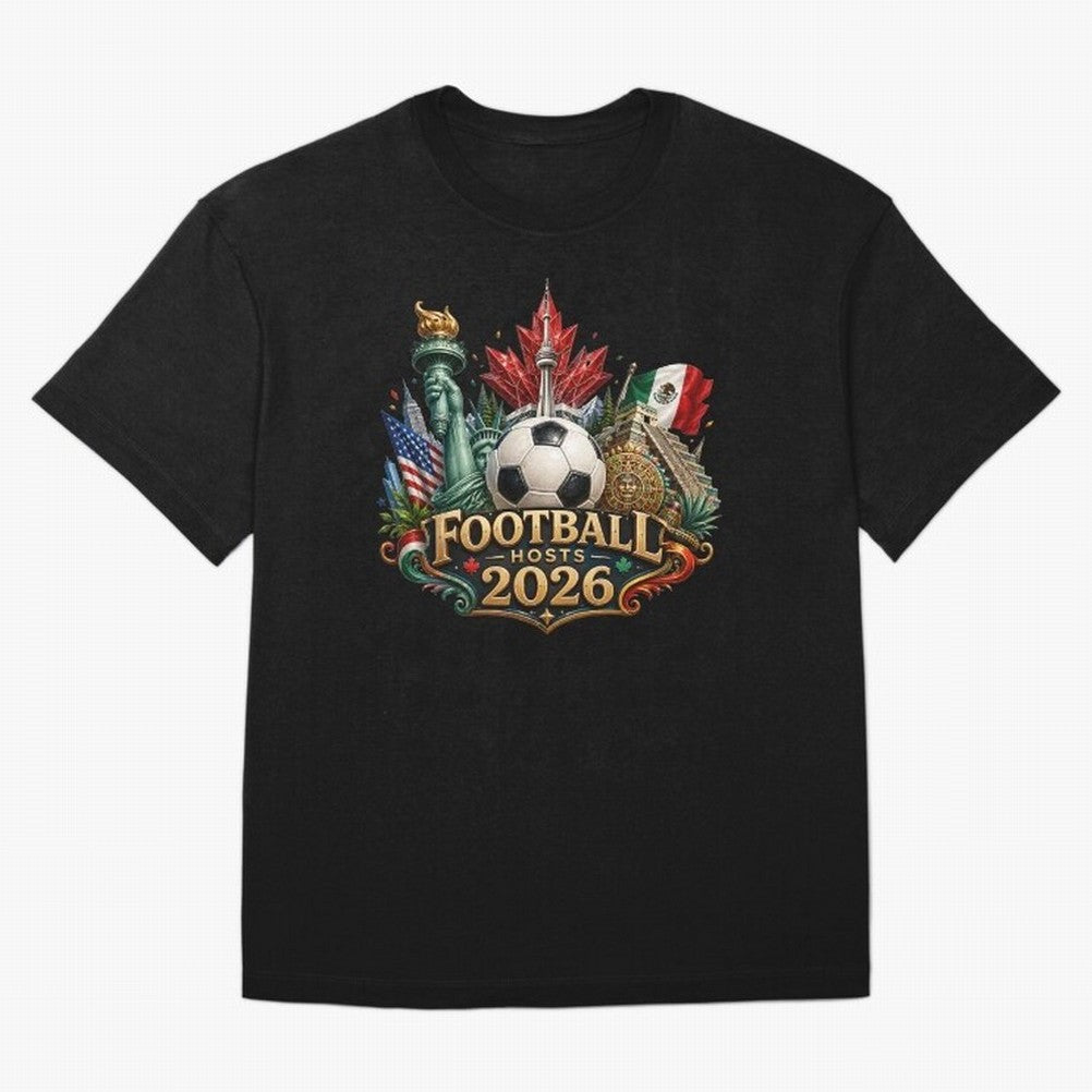 Road to 2026 USA Mexico Canada Soccer Design Classic T-Shirt Celebrate Fan Culture around FIFA World Cup 2026 USA Canada Mexico Filled with Cristiano Ronaldo, Brazil, Portugal and Argentina Energy, Football Festival Excitement, Trophy Ambitions,