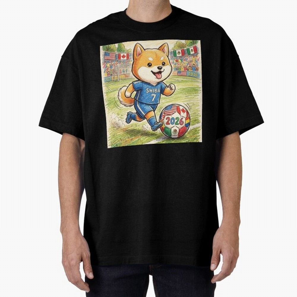 2026 World Cup Shiba Inu Ace #7 - Stadium Action Art Classic T-Shirt Make Your Look Match the FIFA World Cup 2026 USA Canada Mexico Journey through Messi and Cristiano Ronaldo Highlights, England and Germany Pride, Championship Spirit, Famous