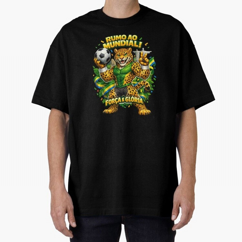 Brazil World Cup 2026 Jaguar Fan Art Classic T-Shirt Feel the Heartbeat of FIFA World Cup 2026 for Fans of Cristiano Ronaldo, Haaland and CR7 and Argentina, France and Brazil, Bringing Match Day Excitement, Supporter Culture, Golden Goals and