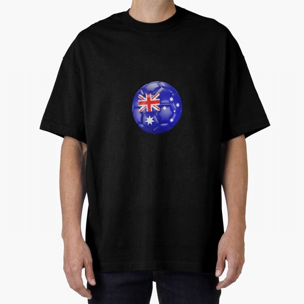Australia Ball Classic T-Shirt Feel the Trophy Chase of FIFA World Cup 2026 USA Canada Mexico Spirit, Centered on England, France and Netherlands, Cristiano Ronaldo, Worldwide Fan Energy, Dramatic Goals, Stadium Lights and Championship