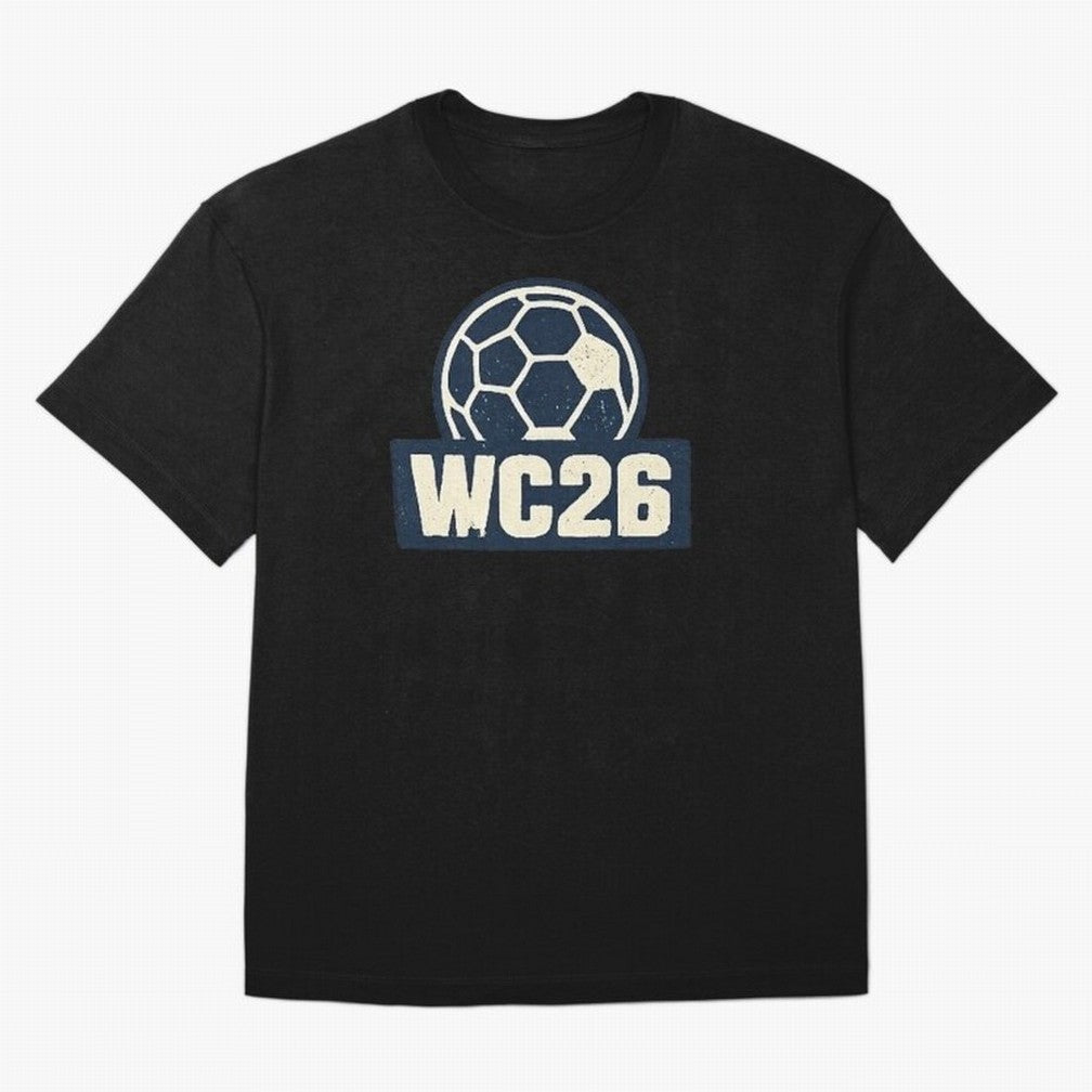 WC26 Retro Soccer Ball Vintage Football Fan Design Classic T-Shirt Feel International Energy from FIFA World Cup 2026 USA Canada Mexico Spirit, Made for France, Mbappe, Sports Nostalgia, International Competition, Famous Players and Unforgettable
