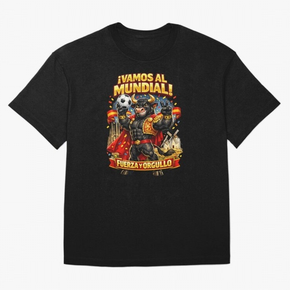 Spain World Cup 2026 Bull Fan Shirt Classic T-Shirt Make the Season About FIFA World Cup 2026 USA Canada Mexico for Fans of Neymar, Haaland and Cristiano Ronaldo and Germany, Bringing Stadium Memories, Football Loyalty, International Chants and