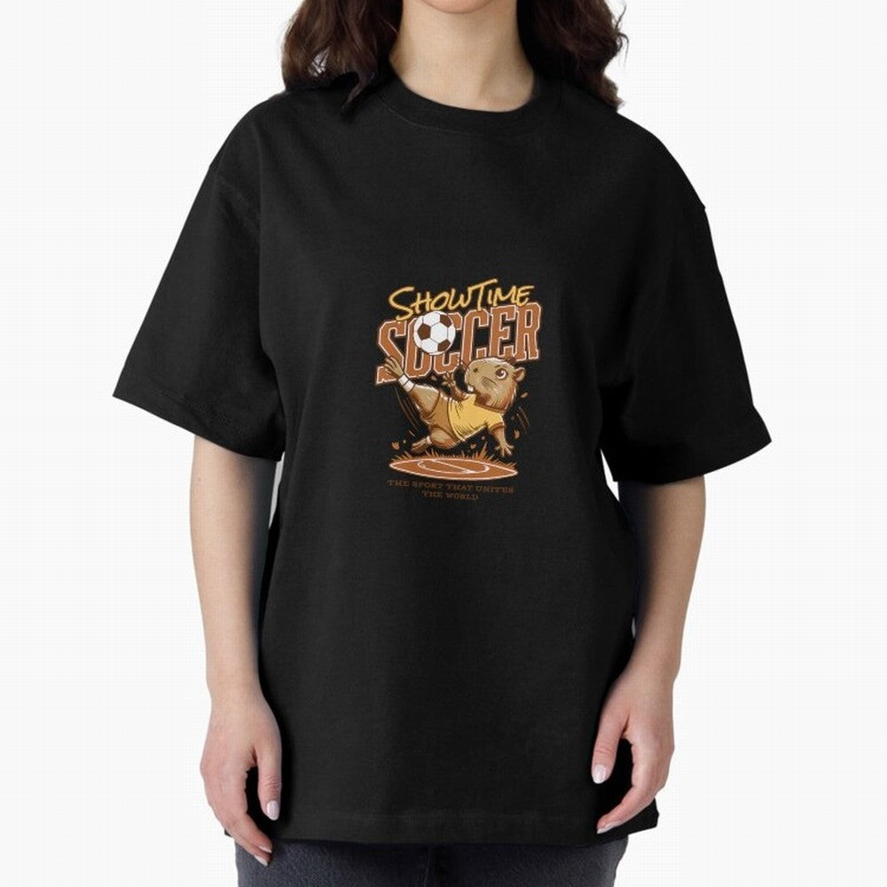 Capybara Playing Soccer Football Vibes Classic T-Shirt Cheer through Every Moment of FIFA World Cup 2026 Group Stage for Fans of Neymar and England and Germany, Bringing Game Day Rituals, Football Legends, Country Pride and the Road to the Final;