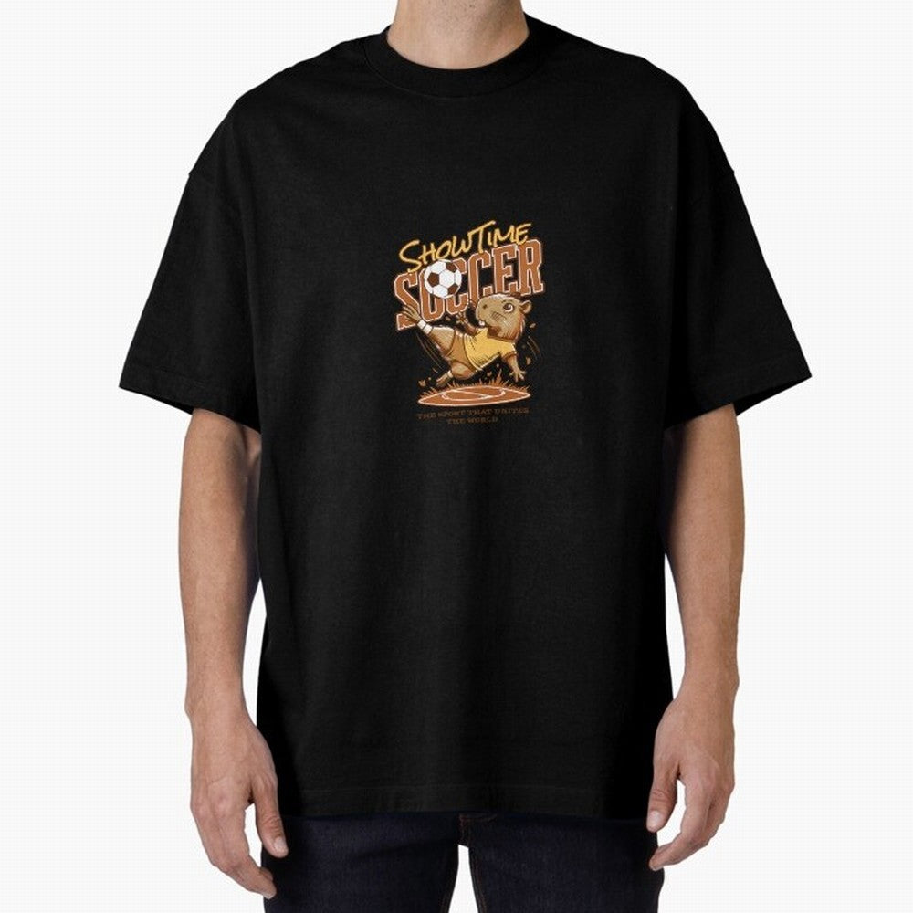 Capybara Playing Soccer Football Vibes Classic T-Shirt Cheer through Every Moment of FIFA World Cup 2026 Group Stage for Fans of Neymar and England and Germany, Bringing Game Day Rituals, Football Legends, Country Pride and the Road to the Final;