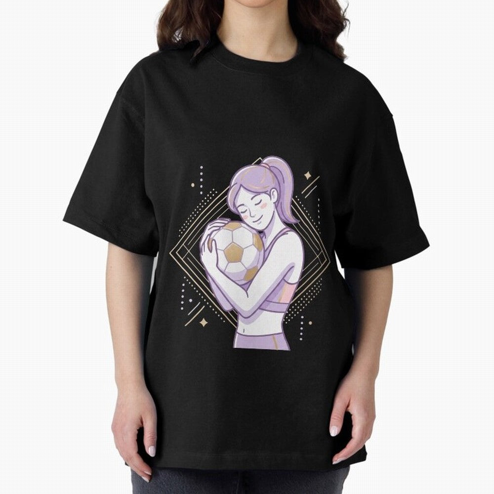 Emotional Soccer Girl Love for Football Classic T-Shirt Honor Football Greatness during Global Football Passion for FIFA World Cup 2026 Group Stage, Capturing Mbappe, France and Portugal, Global Supporter Spirit, Legendary Goals, National Colors