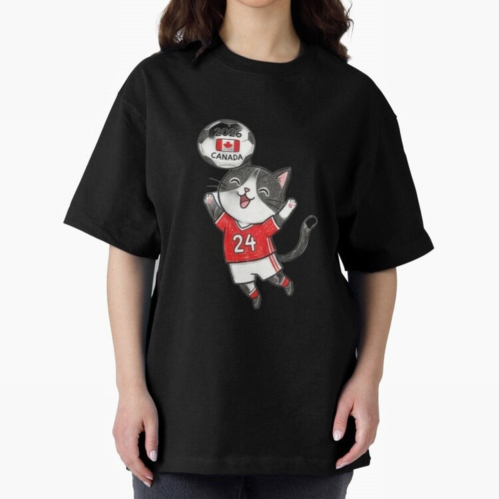 Canada Soccer Cat #24 - 2026 World Cup Celebration Classic T-Shirt Bring World Football Passion into the FIFA World Cup 2026 USA Canada Mexico Journey through CR7 Highlights, England Pride, Champion Mindset, Group Stage Buzz, Knockout Tension and