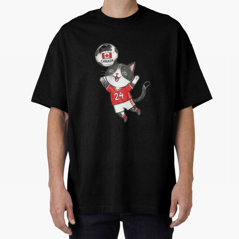 Canada Soccer Cat #24 - 2026 World Cup Celebration Classic T-Shirt Bring World Football Passion into the FIFA World Cup 2026 USA Canada Mexico Journey through CR7 Highlights, England Pride, Champion Mindset, Group Stage Buzz, Knockout Tension and