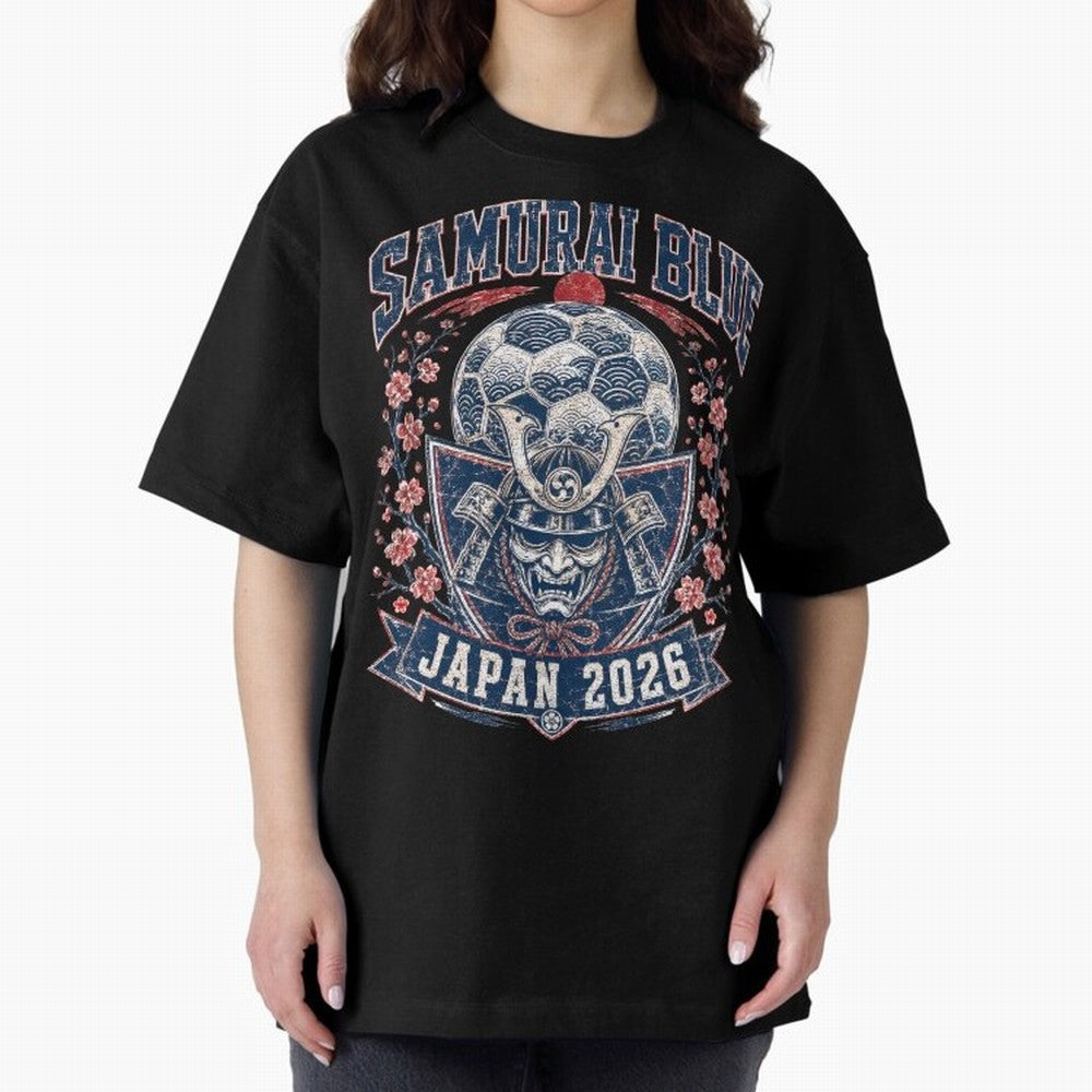 Samurai Blue Japan 2026 World Cup Soccer T-Shirt Classic T-Shirt Make Memories around the FIFA World Cup 2026 Group Stage Journey through Messi, Neymar and Mbappe Highlights, England Pride, Stadium Chants, National Pride, Trophy Dreams and