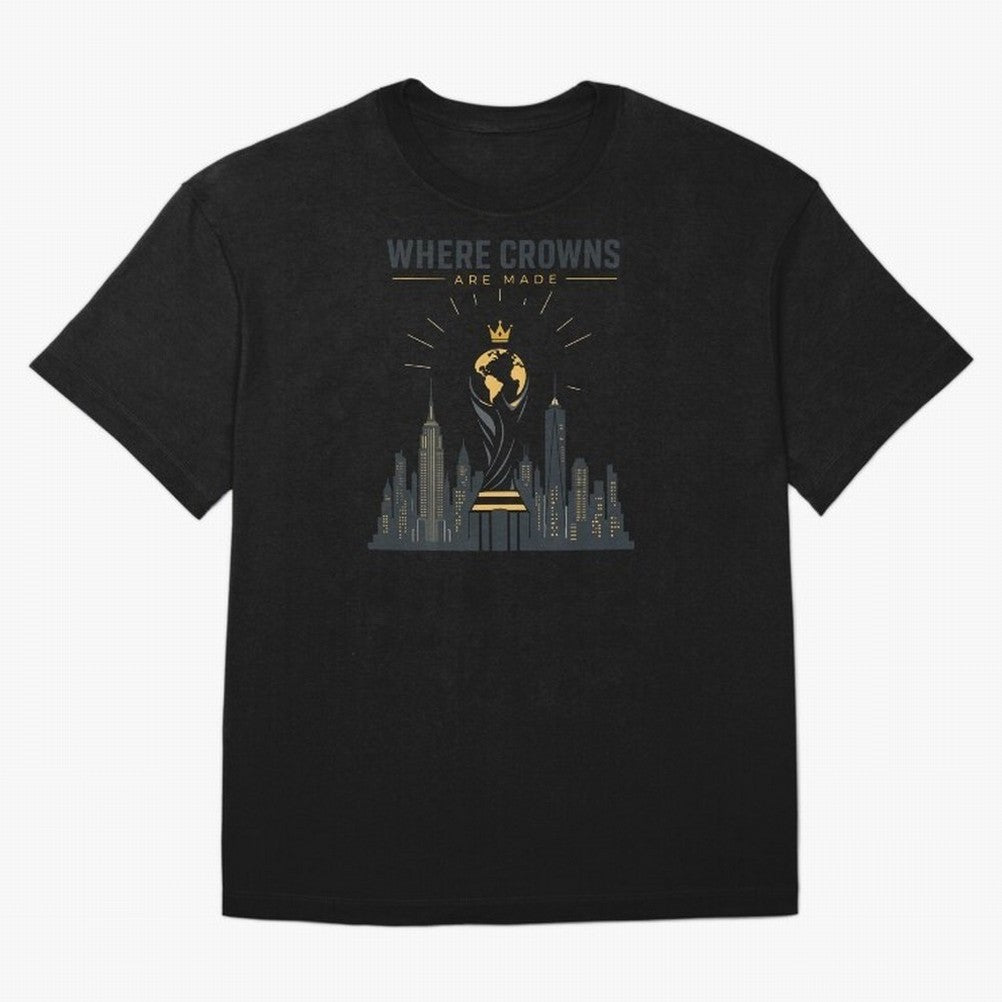 Where Crowns Are Made Classic T-Shirt Bring Global Tournament Vibes to FIFA World Cup 2026 Group Stage Featuring Haaland, Argentina, France and Brazil Energy, Supporter Pride, Iconic Celebrations, Legendary Names and Global Match Day Energy;