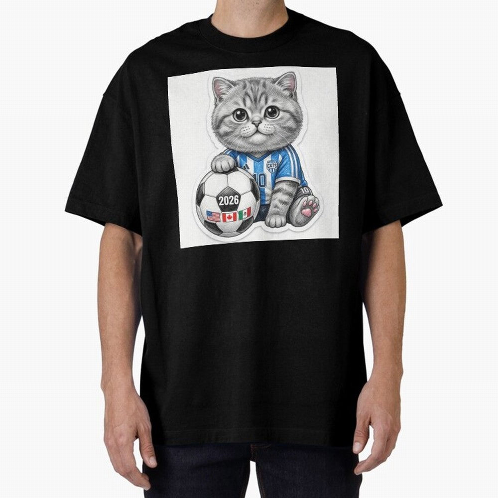 Cute Soccer Kitten #10 - FIFA 2026 World Cup Fan Art Classic T-Shirt Celebrate Every Goal in the FIFA World Cup 2026 USA Canada Mexico Journey through Messi and Cristiano Ronaldo Highlights, Netherlands Pride, Tournament Hype, Historic Matchups,